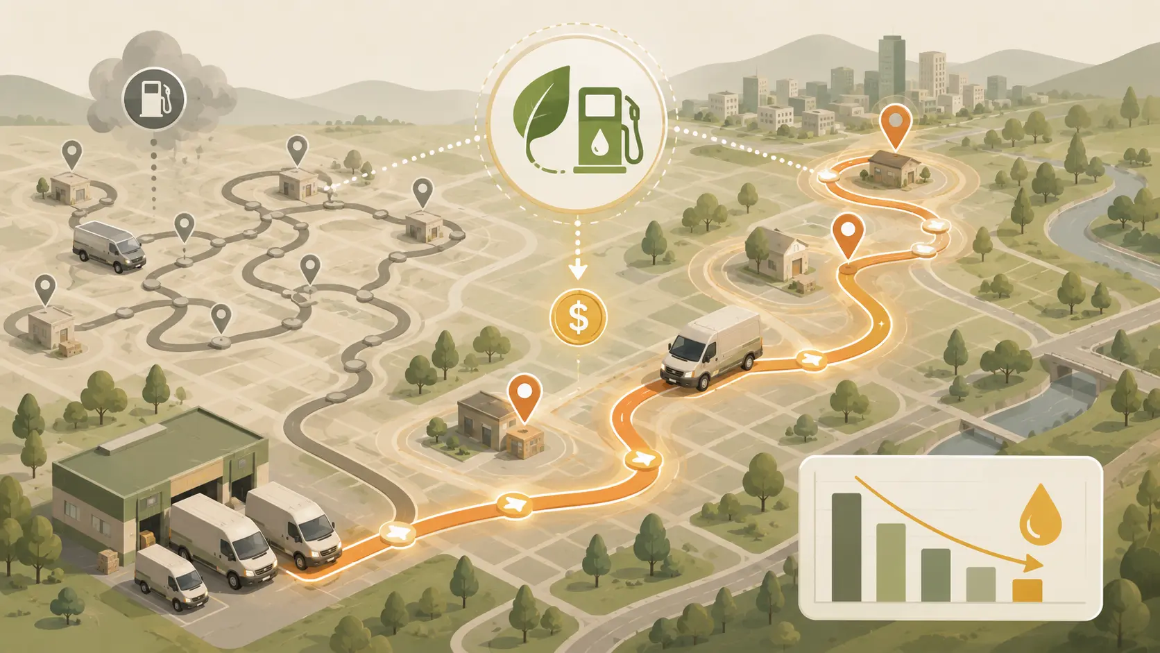 How Delivery Companies Cut Fuel Costs with Route Optimization