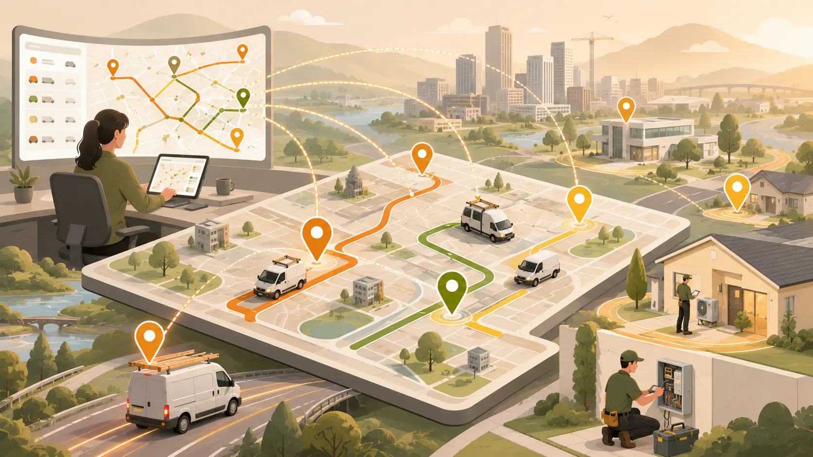 How Do Field Service Companies Optimize Dispatch?