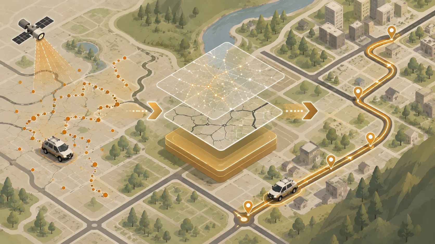 Map Matching API: How It Snaps GPS to Roads